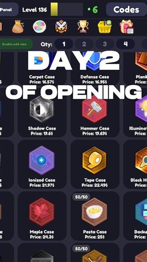 What day we hitting ts on? - Case Opening Simulator 2 On RBLX #caseopening #cos2 #games