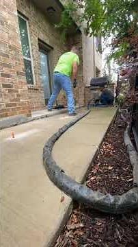 How to raise sinking concrete steps