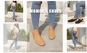 Watch Women's Square Toe Slingback Closed Toe Flats on Amazon Live