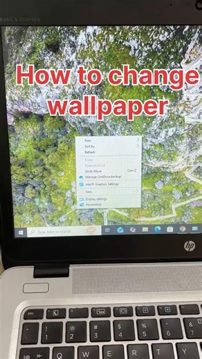 HOW TO CAHNGE WINDOWS WALLPAPER | WINDOWS 10 #windows