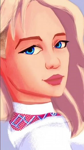 Illustrating Spider-Woman (Gwen Stacy) | Animated Spider-Man: Across the Spider-Verse Fan Art
