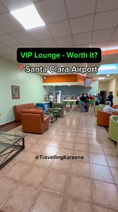 VIP Lounge at Santa Clara airport ✈️ Tested on my last trip to Cayo Santa Maria 🇨🇺 #AirportLounge #CubaTravel #cayosantamaria | Kareena Sylvestre