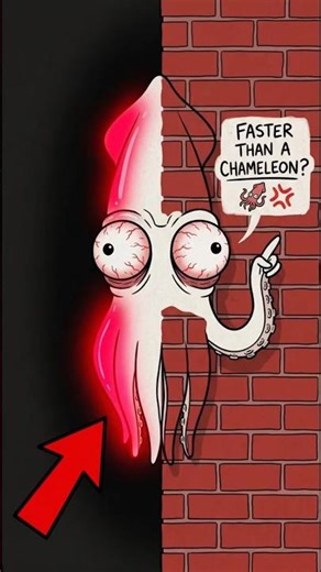 This Fish Changes Color Faster Than You Blink! 🦑