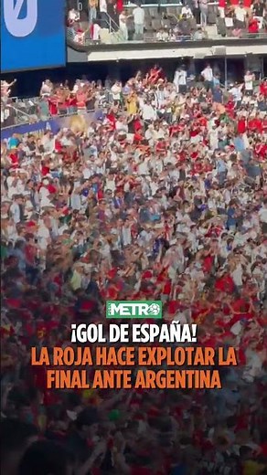 ¡Gol de España! La Roja hace explotar la final ante Argentina