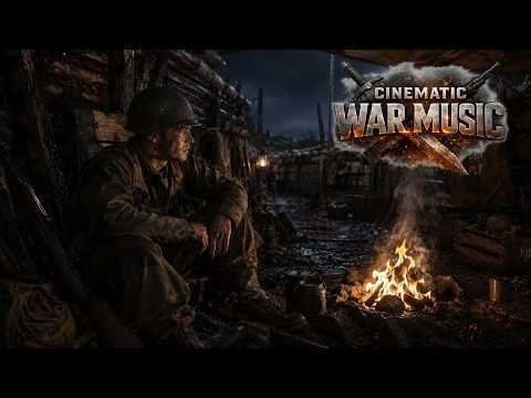 Cinematic War Music | WW2 Battlefield Ambience | Dark Battlefield Soundscape