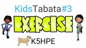 Kids Tabata #3 (Lunges), Exercise, HIIT, High Intensity Interval Training