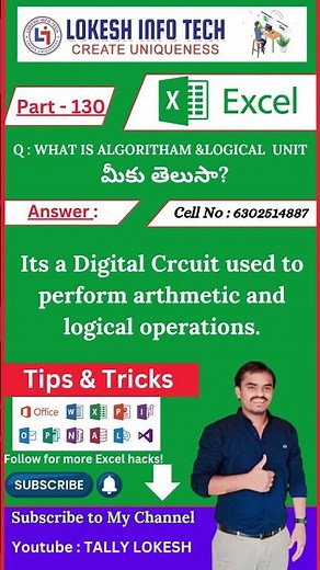 WHAT IS ALGORITHM & LOGICAL UNIT?