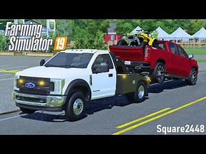 REPOING LUXURY TRUCKS! | (NEW WRECKER) | ROLEPLAY | FARMING SIMULATOR 19
