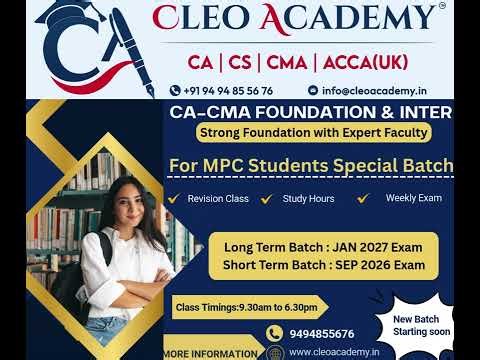 ICAI pattern focused teaching with continuous tests & revisions.”