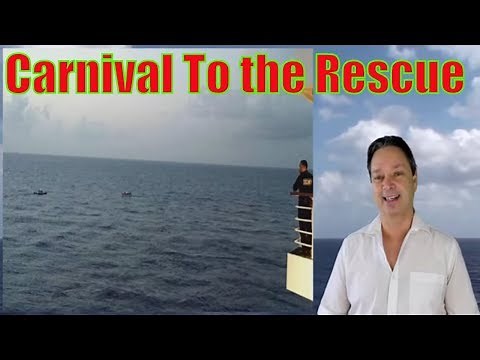 Carnival Paradise Rescues Sinking Boat