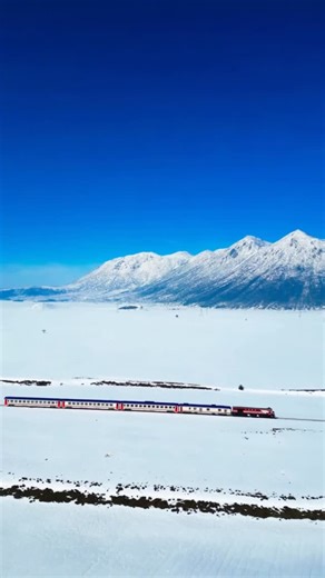 Go Türkiye on Instagram: "There’s something truly special about travelling around Lake Van by rail, the gentle rhythm of the train and the timeless landscapes of eastern Türkiye passing slowly by your window. Click the link in bio for more and follow @go_van__ 🎥 @mert_usluu #GoTürkiye #GoVan #Van #LakeVan #Trail"