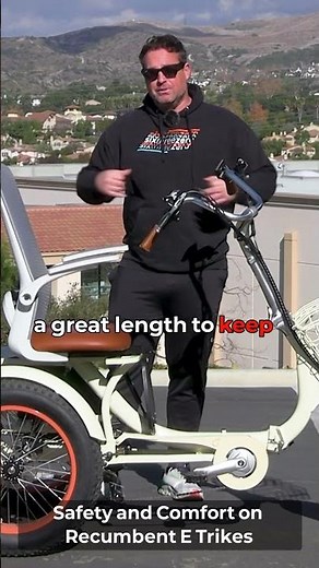 Recumbent E-Trikes: Stability, Comfort & Support