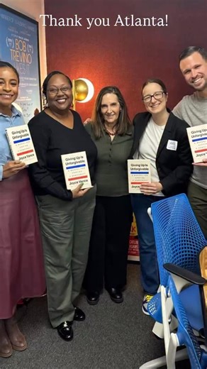 Great audience & great conversation about my book, Giving Up Is Unforgivable: A Manual for Keeping a Democracy, in Atlanta tonight. If you haven’t picked up your copy yet, the link is in my bio. Together, we can absolutely do this! | Joyce White Vance