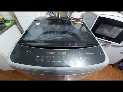 How to use LG TurboDrum washing machine, explained step by step.