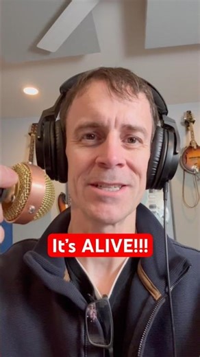 New Chester upright bass mic is ALIVE and well! #soundcheck #handmade #microphone #uprightbass