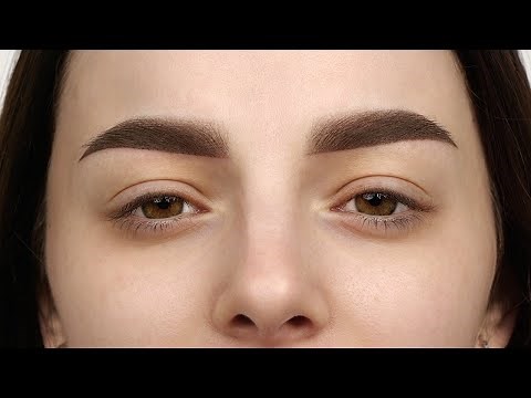 Ombre Brows - overview of the procedure - steps by step
