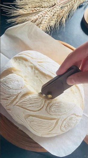 Easy Sourdough Drops Scoring Design | Beautiful Artisan Bread Art Tutorial #breadart #sourdough