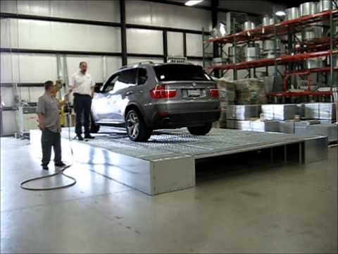 Pneumatic Basement for Downdraft Paint Spray Booths