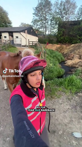 who would of thought psycho orange could do tackless 😁🤷🏽‍♀️ #fyp #equestrian #horses #horseriding