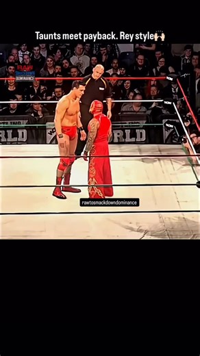 rawtosmackdowndominance on Instagram: "😏”Mockery met its match—Rey style.”😏 😡 WHEN LEGENDS MOCK… REY STRIKES BACK! 😡 Alberto, John Cena, and Brock Lesnar thought they could humiliate Rey Mysterio. They laughed 😂. They taunted 😤. They tried to make the WWE Universe forget why Rey is a legend 👑. But Rey? Rey didn’t just take the insults. He responded with skill, speed, and heart ❤️‍🔥 only a true high-flyer possesses. 🕊️⚡ Every dodge was a statement 💨. Every kick sent a message 🦵💥. And 