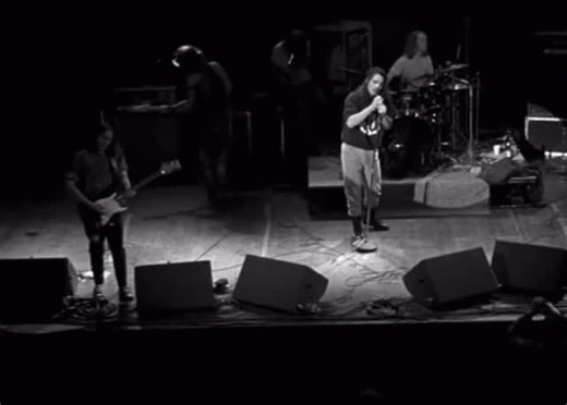 Mike McCready taking the spotlight during “Say Hello 2 Heaven” at The Moore in 1990. Today’s a Temple of the Dog day. #grungebible #templeofthedog #mikemccready #chriscornell | The Grunge Bible