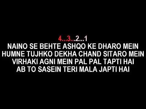 Tere naam Unplugged karaoke with lyrics | Vicky Singh | Karaoke unplugged
