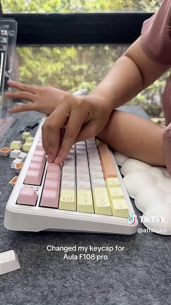 Aula F108 Pro Keyboard Keycap Replacement Guide