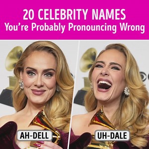 56K views · 187 reactions | 20 Celebrity Names You’re Probably Pronouncing Wrong | CelebRatings | Facebook