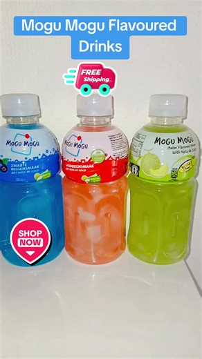 Mogu Mogu Flavoured Drinks 24 Pack, Jelly texture, Refreshing Taste, Fun Drinking during Hot Summers Or take Them On TRIP and Picnics #juice #refreshing #jelly #tiktokmademebuyit #fyp