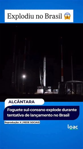 Astronomia Básica on Instagram: "O foguete sul-coreano HANBIT-Nano explodiu poucos instantes após o lançamento no Centro de Lançamento de Alcântara, no Maranhão. Para quem olha rápido, foi apenas uma falha. Para quem entende ciência, foi um evento operando no limite absoluto da física. Exploração espacial não falha por acidente. Ela falha porque trabalha em regimes onde instabilidade, caos, pressão extrema e tolerância mínima fazem parte do projeto. Cada lançamento carrega dezenas de sistemas in