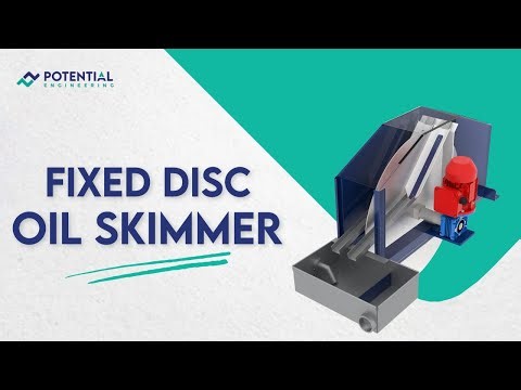 Fixed Disc Oil Skimmer | Compact Oil Recovery for Coolant Tanks | Potential Engineering