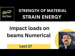 Strain energy 17 Impact loads on beams Numerical
