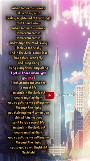 🌌 Flashlight - Jessie J | short music with lyric video | chill song