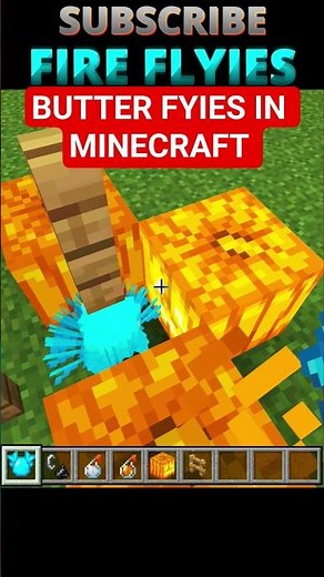 How to Make FIRE BUTTERFLY in Minecraft🔥✨#Minecraft #MinecraftShort #MinecraftLogic #minecraftfail