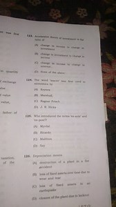 Accelerator theory of investment is the ratio of(A) change in ... | Filo