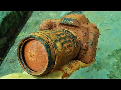 Restoring two old, rusty Nikon and Canon cameras from 2000