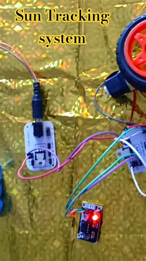 Solar Tracking System ☀️ | LDR Based Sun Tracking Project | Automatic Light Follower #shorts