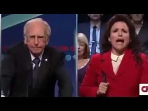 Saturday Night Live Larry David and Julia Louis Dreyfus - BIG BANKS