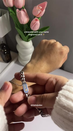 Personalized Engraved Name Bracelet for Men