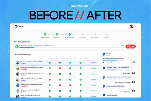 AI Qualification Call Interface Redesign 🏢