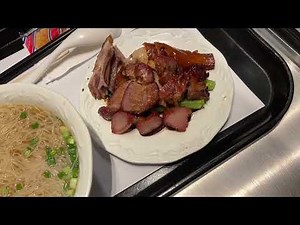 Food on Business Class Singapore Airlines from Hong Kong to Singapore