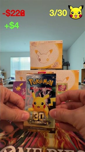 Celebration Opening Part 1 (Blister pack x2) #pokemon #pokemontcg #30thcelebtration #pikachu