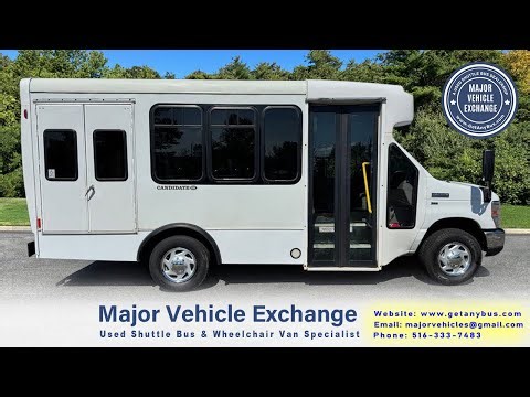 2014 Ford E-350 Non-CDL Mini Wheelchair Shuttle Bus For Sale @ WWW.GETANYBUS.COM !