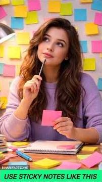 Pro tip: use sticky notes like this 😎 || #shorts #trending #viral