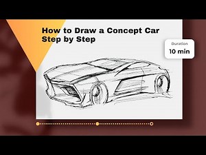 Unleash Your Creativity: Mastering Concept Car Sketching! Step by Step