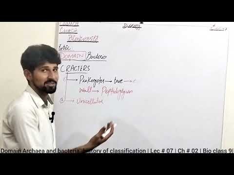 Domain Archaea and bacteria - summary of classification | Lec # 07 | Ch # 02 | Biology Class 9th