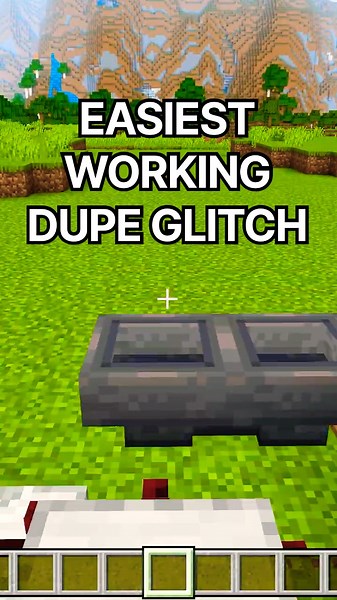 EASY WORKING DUPE GLITCH v26.51 In Minecraft Bedrock! #minecraft #viral #shorts