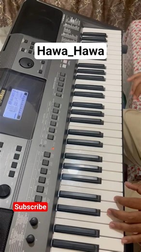 Hawa_Hawa I #keyboardcover #yamahakeyboards #shorts #bollywoodcoversongs