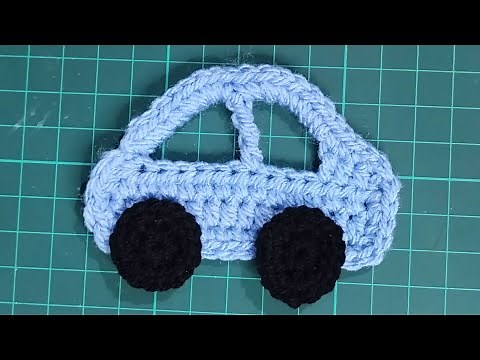 How to Crochet Car Applique | Free Crochet Pattern of Car Applique | Crochet Free Pattern