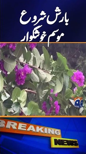 Rain Showers Bring Cooler, Pleasant Conditions | Breaking News | Geo News